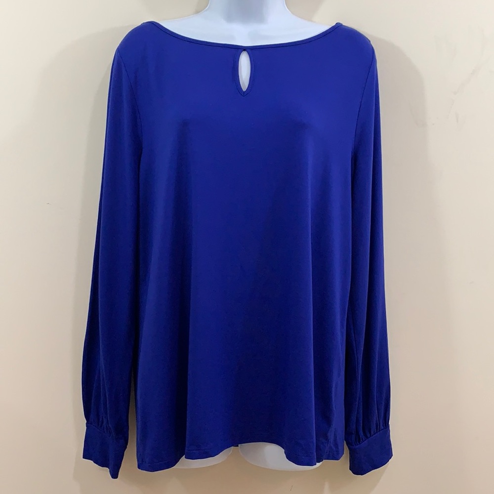 Talbots Woman Chest Cut Out Shirt  NEW  Size X